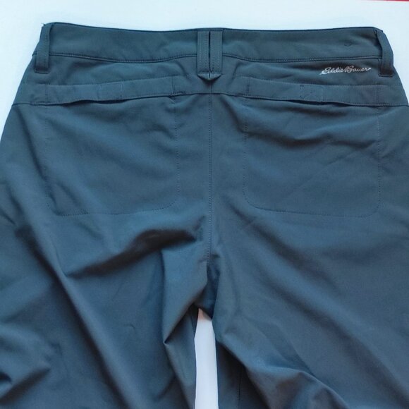 Eddie Bauer outdoor convertible pants women's size 2 grey 9" shorts - Picture 4 of 15